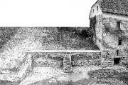 Groansicht Pfeilburg - Stadtmauer 1989