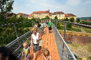 Groansicht Eisenbrcke mit Schlossbastei