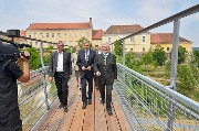 Groansicht Erster Gang ber die Eisenbrcke